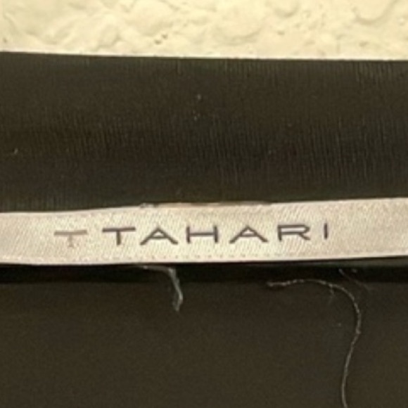 Tahari Women Jumpsuit XL Black Zip Front Sleeveless Contemporary Cocktail Preppy - Picture 8 of 17